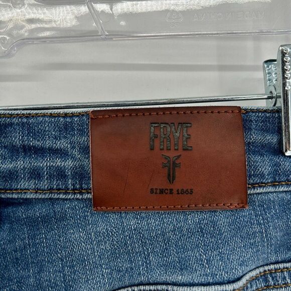 FRYE Women's Mid Rise Stretch Blue Denim Casual Skinny Jeans Size 4 - Picture 6 of 8